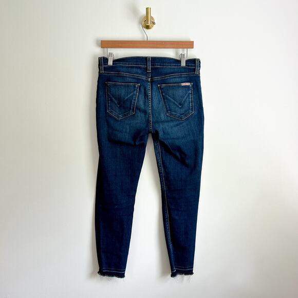 Hudson Krista Super Skinny Crop With Release Hem Jeans Blue 29 - Picture 3 of 10